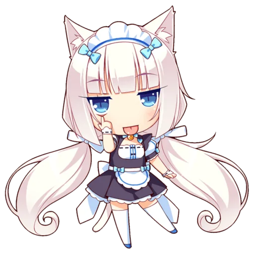 Стикер из набора Nekopara для Телеграм: Статические 😻