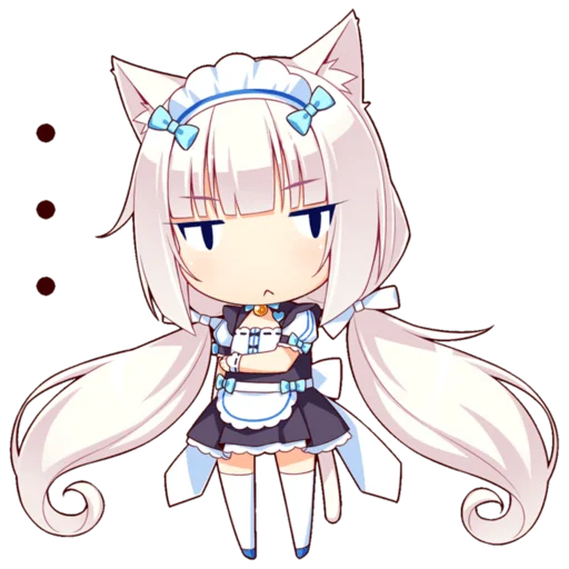 Стикер из набора Nekopara для Телеграм: Статические 😻
