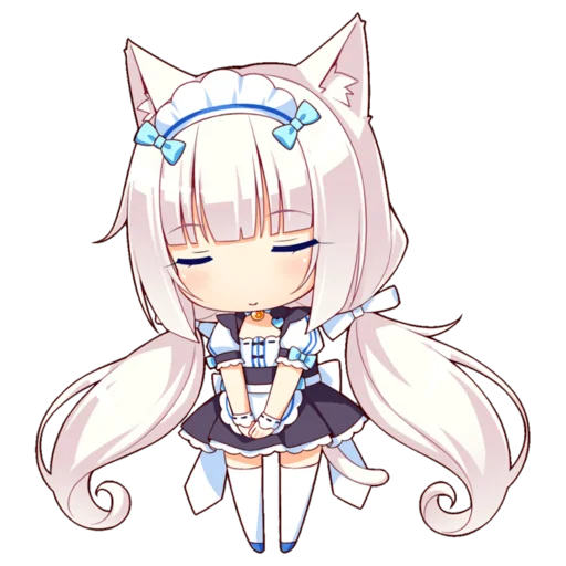 Стикер из набора Nekopara для Телеграм: Статические 😻