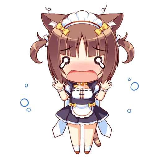Стикер из набора Nekopara для Телеграм: Статические 😻