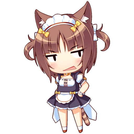 Стикер из набора Nekopara для Телеграм: Статические 😻