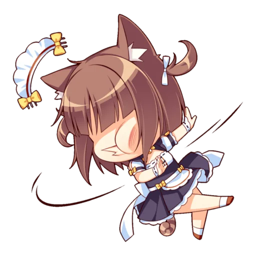 Стикер из набора Nekopara для Телеграм: Статические 😻
