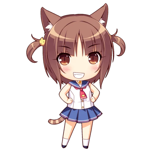 Стикер из набора Nekopara для Телеграм: Статические 😻