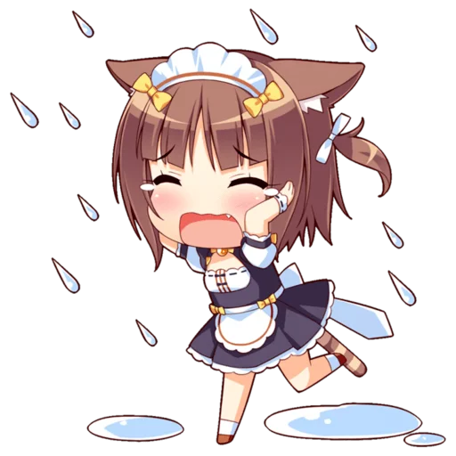 Стикер из набора Nekopara для Телеграм: Статические 😻
