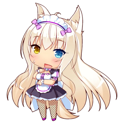 Стикер из набора Nekopara для Телеграм: Статические 😻