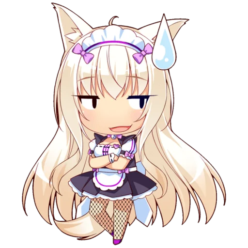Стикер из набора Nekopara для Телеграм: Статические 😻