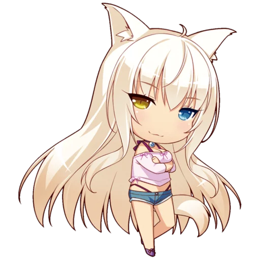 Стикер из набора Nekopara для Телеграм: Статические 😻