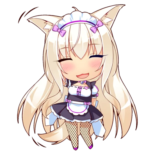 Стикер из набора Nekopara для Телеграм: Статические 😻