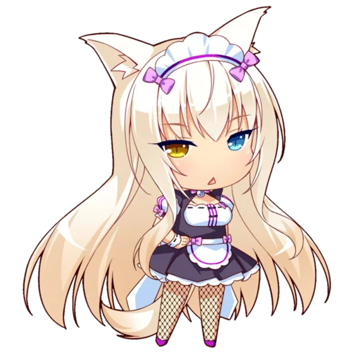 Стикер из набора Nekopara для Телеграм: Статические 😻