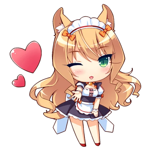 Стикер из набора Nekopara для Телеграм: Статические 😻