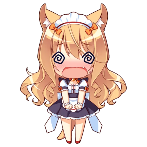 Стикер из набора Nekopara для Телеграм: Статические 😻