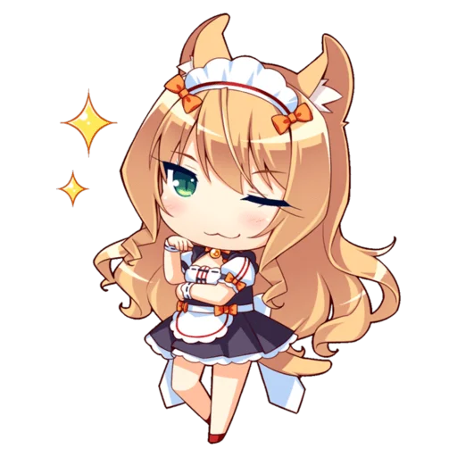 Стикер из набора Nekopara для Телеграм: Статические 😻