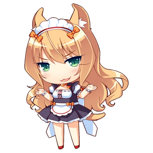 Стикер из набора Nekopara для Телеграм: Статические 😻
