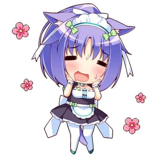 Стикер из набора Nekopara для Телеграм: Статические 😻