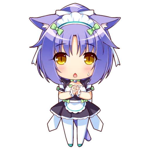 Стикер из набора Nekopara для Телеграм: Статические 😻