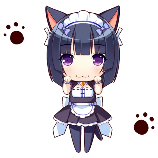Стикер из набора Nekopara для Телеграм: Статические 😻
