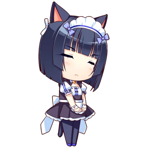 Стикер из набора Nekopara для Телеграм: Статические 😻