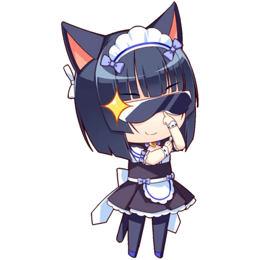 Стикер из набора Nekopara для Телеграм: Статические 😻