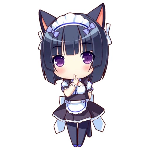 Стикер из набора Nekopara для Телеграм: Статические 😻
