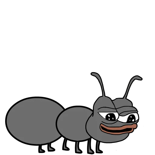 Стикер из набора NotHornt Stibs для Телеграм: Статические 🐜