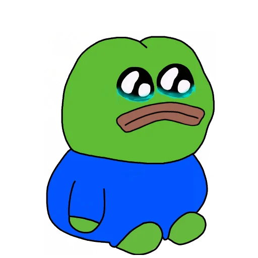 Стикер из набора NotHornt Stibs для Телеграм: Статические 😢