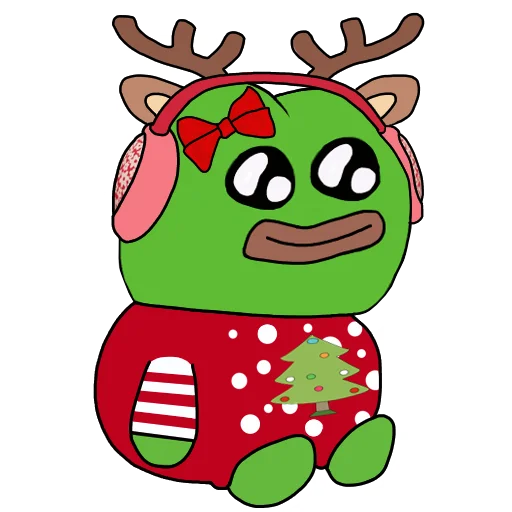 Стикер из набора NotHornt Stibs для Телеграм: Статические 🎄