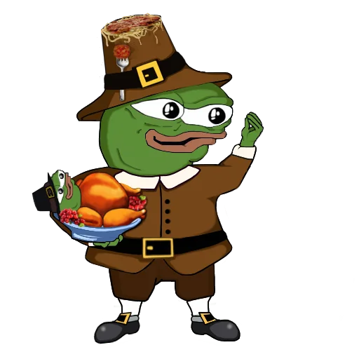 Стикер из набора NotHornt Stibs для Телеграм: Статические 🦃