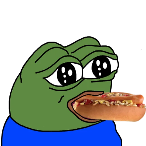 Стикер из набора NotHornt Stibs для Телеграм: Статические 🌭