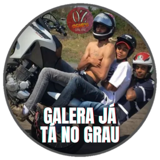 Стикер из набора Osasco Online для Телеграм: Статические 🏍️