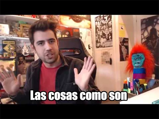 Стикер из набора :v для Телеграм: Статические 😌