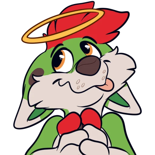 Стикер из набора Kaomoro для Телеграм: Статические 😇