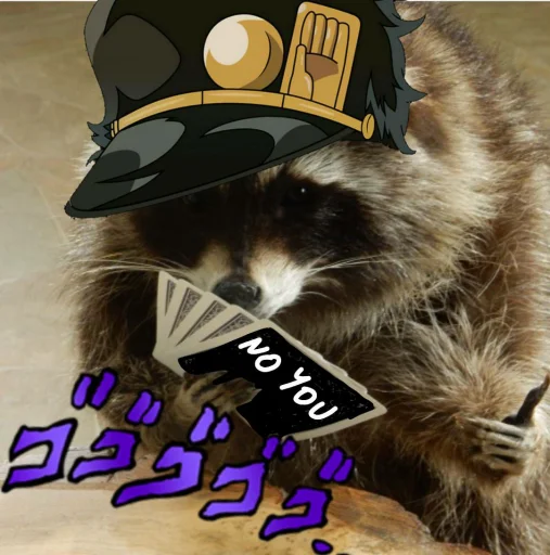 Стикер из набора Racoon it's fun для Телеграм: Статические ☀️