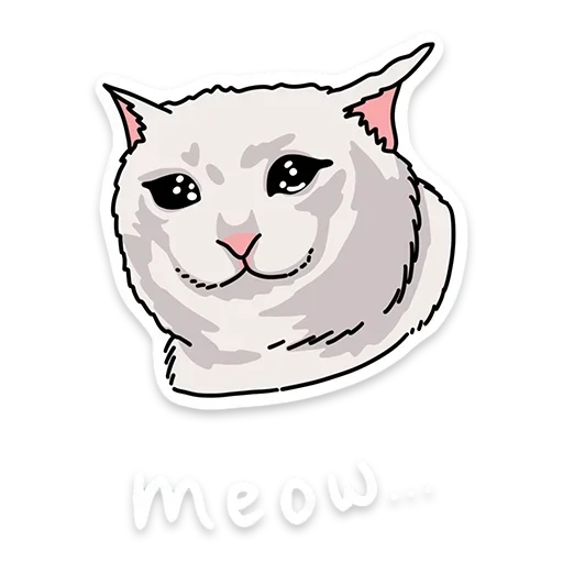 Стикер из набора @UNUAL qzu для Телеграм: Анимированные, Видео, Статические 🐱