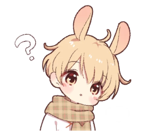 Стикер из набора ꪶ rαbbit boy ˶ @NYAWRWAR⌗ 🦖❩ ° для Телеграм: Статические 🐇