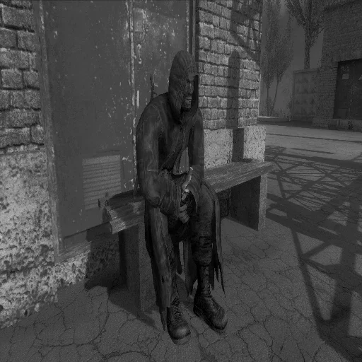 Стикер из набора S.T.A.L.K.E.R. для Телеграм: Статические 😞