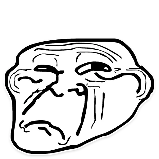 Стикер из набора Rage Faces для Телеграм: Статические 😍