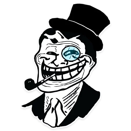 Стикер из набора Rage Faces для Телеграм: Статические 😜