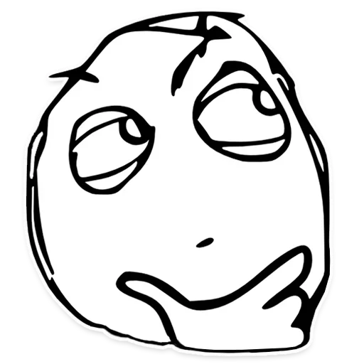 Стикер из набора Rage Faces для Телеграм: Статические 🤓