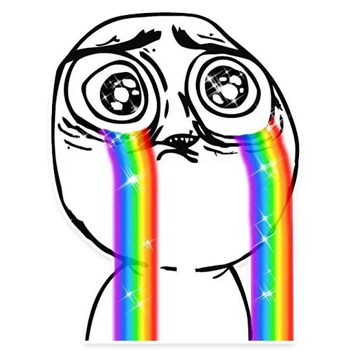 Стикер из набора Rage Faces для Телеграм: Статические 😜