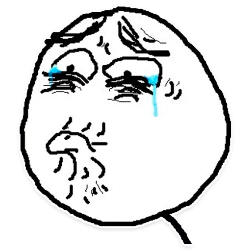 Стикер из набора Rage Faces для Телеграм: Статические 😜