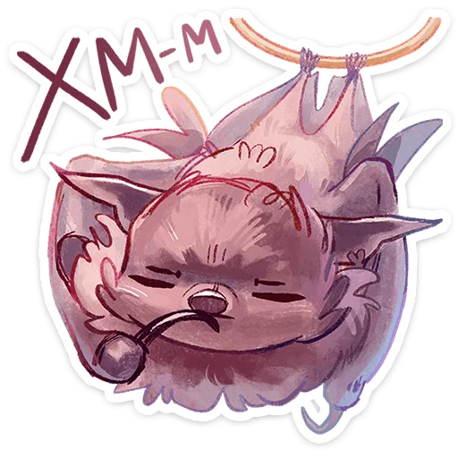 Стикер из набора Рубин | @Premium_Stikers для Телеграм: Анимированные, Статические 😴