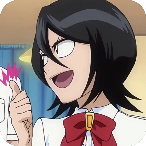 Стикер из набора Rukia Kuchiki • @Earth928B для Телеграм: Статические 😆