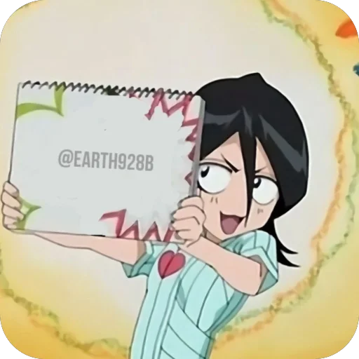 Стикер из набора Rukia Kuchiki • @Earth928B для Телеграм: Статические 😄
