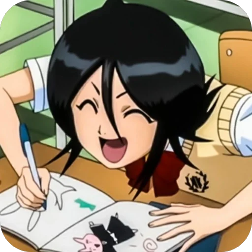Стикер из набора Rukia Kuchiki • @Earth928B для Телеграм: Статические 😁