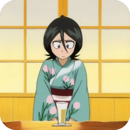 Стикер из набора Rukia Kuchiki • @Earth928B для Телеграм: Статические 😳