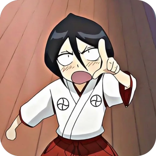 Стикер из набора Rukia Kuchiki • @Earth928B для Телеграм: Статические ☺️