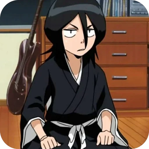 Стикер из набора Rukia Kuchiki • @Earth928B для Телеграм: Статические 😬