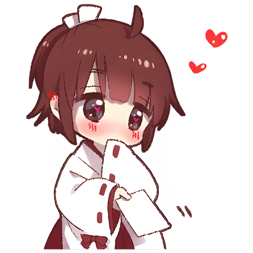 Стикер из набора Рыжая-чан @Nyasticks для Телеграм: Статические 🥰