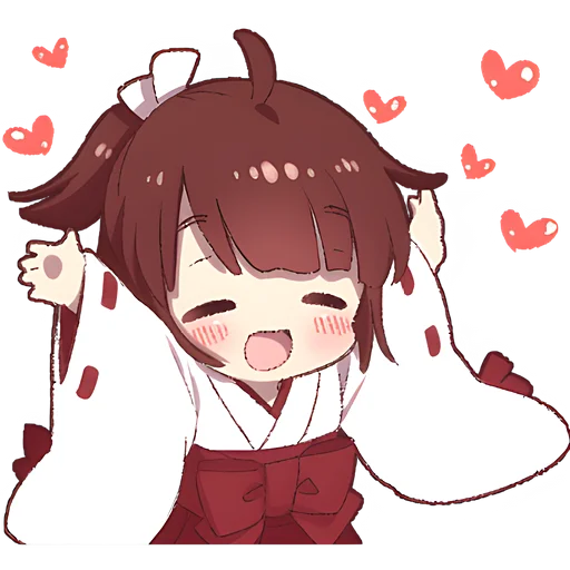 Стикер из набора Рыжая-чан @Nyasticks для Телеграм: Статические 🥰