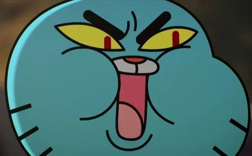 Стикер из набора Gumball :: @fStikBot для Телеграм: Статические 😈